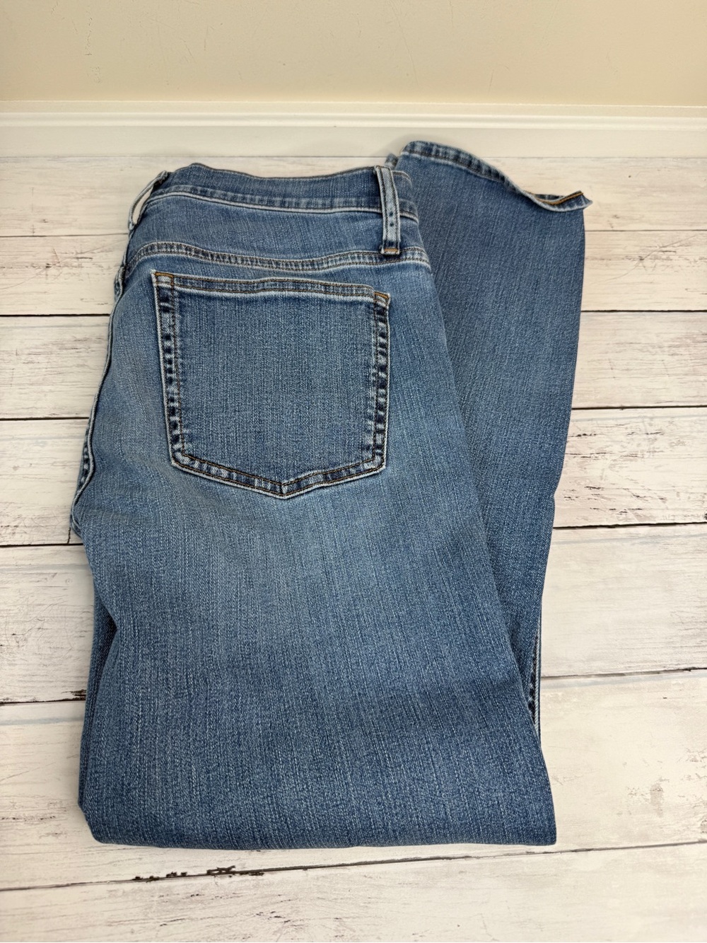 J. Crew Straight-Leg Women's Jeans in Medium Blue Wash